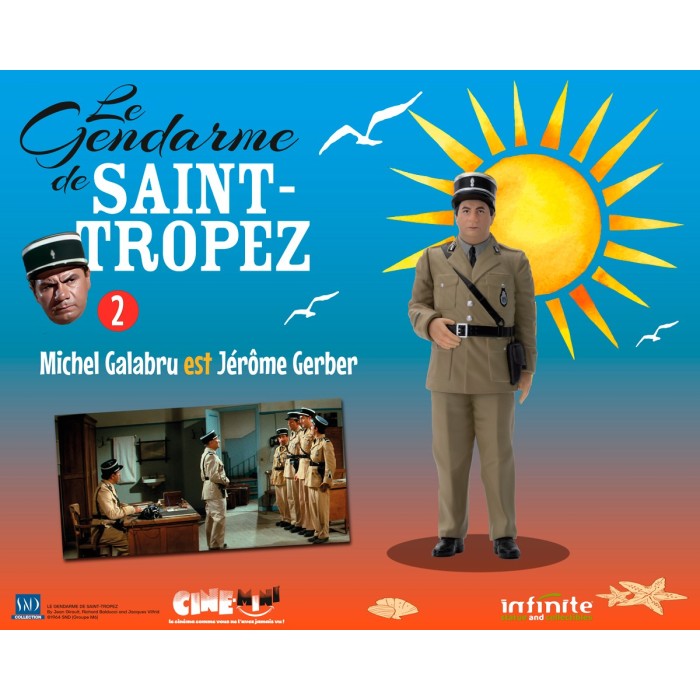 Figurine Michel Galabru est Gerber - Le Gendarme de Saint-Tropez
