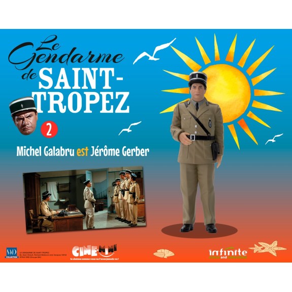 Figurine Michel Galabru est Gerber - Le Gendarme de Saint-Tropez