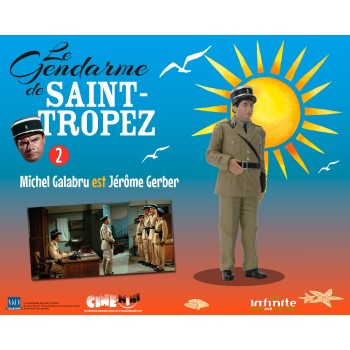 Figurine Michel Galabru est Gerber - Le Gendarme de Saint-Tropez