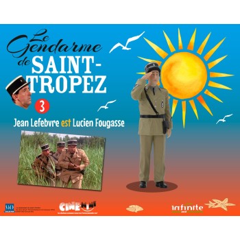Figurine Jean Lefebvre est Fougasse - Le Gendarme de Saint-Tropez