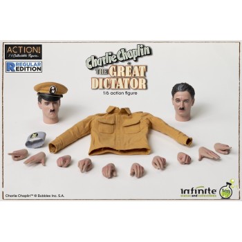 Figurine articulée Charlie Chaplin 1/6 - Le Dictateur