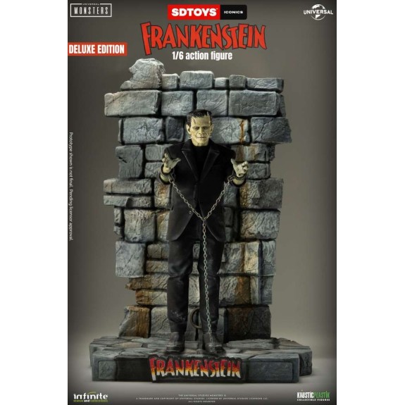Figurine articulée Le Monstre de Frankenstein 1/6 Deluxe Edition