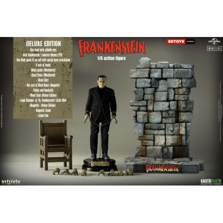 Figurine articulée Le Monstre de Frankenstein 1/6 Deluxe Edition
