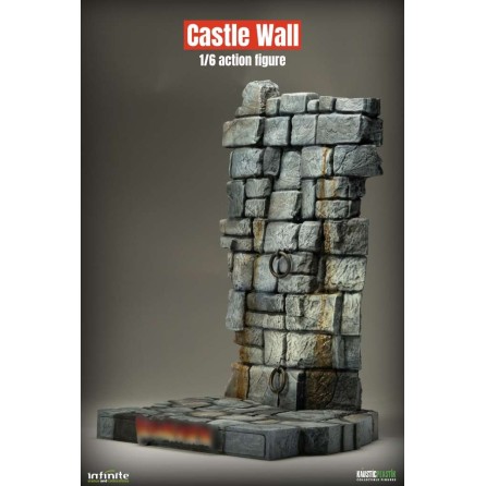 Diorama de la pared del castillo 1/6