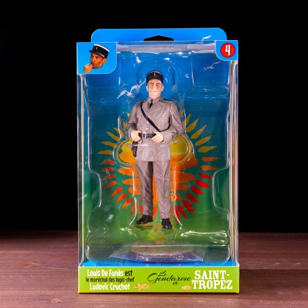 Figurine Louis de Funès as the chief warrant officer Ludovic Cruchot - The Gendarme of Saint-Tropez