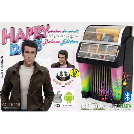 Fonzie – Happy Days 1/6 Deluxe avec Juke-Box - Infinite Statue FR