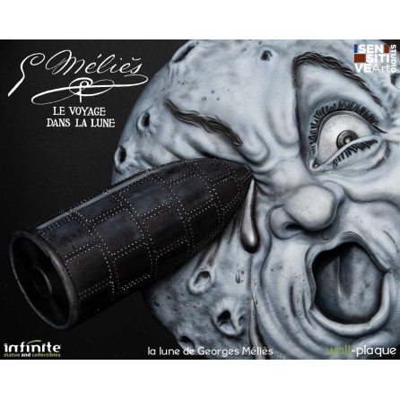 Placa de pared La Luna de Georges Méliès - Edición Limitada | Sensitive Art Studio