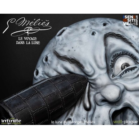 Wandtafel "Der Mond" von Georges Méliès - Limited Edition | Sensitive Art Studio