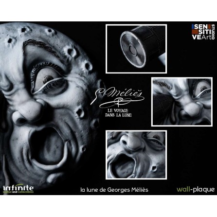 Plaque Murale La Lune de Georges Méliès - Édition Limitée | Sensitive Art Studio