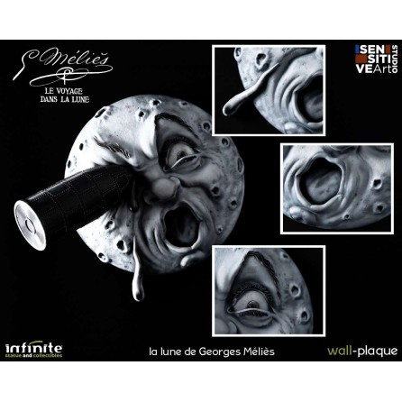 Plaque Murale La Lune de Georges Méliès - Édition Limitée | Sensitive Art Studio