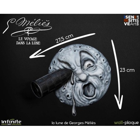 Plaque Murale La Lune de Georges Méliès - Édition Limitée | Sensitive Art Studio