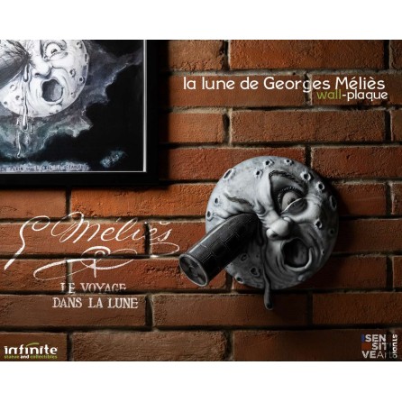 Wandtafel "Der Mond" von Georges Méliès - Limited Edition | Sensitive Art Studio