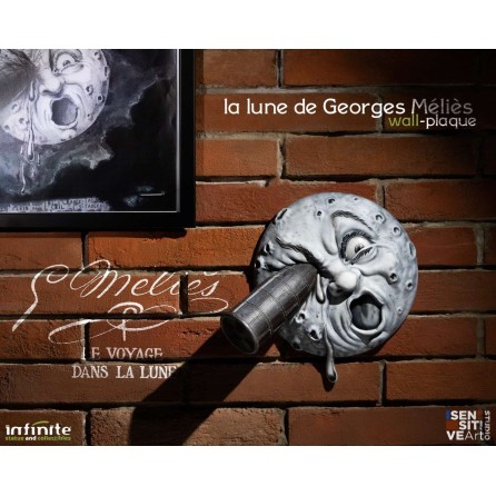 Plaque Murale La Lune de Georges Méliès - Édition Limitée | Sensitive Art Studio