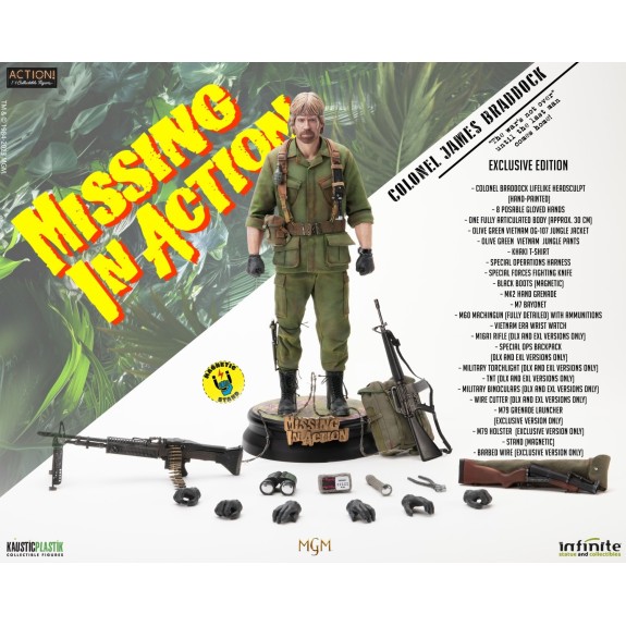 Figurine Articulée de James Braddock 1/6 - EXCLUSIVE EDITION - Missing in Action Colonel